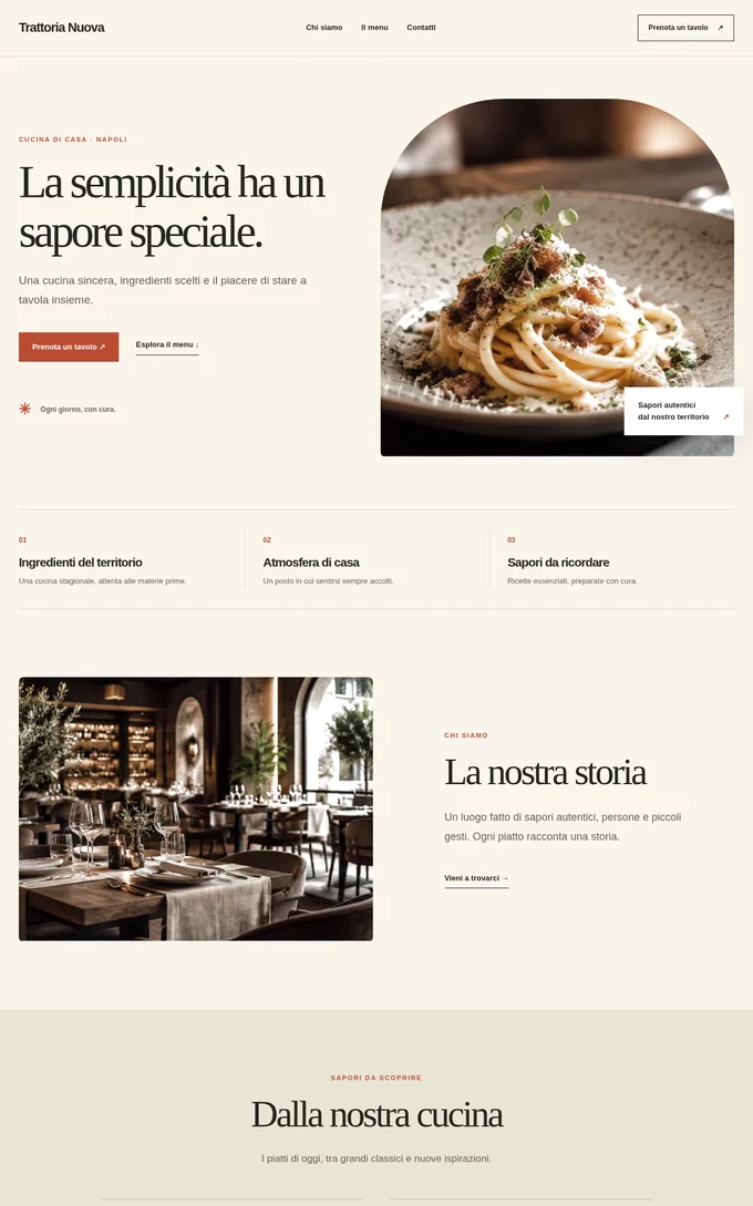 Demo dimostrativa Ristorante 1