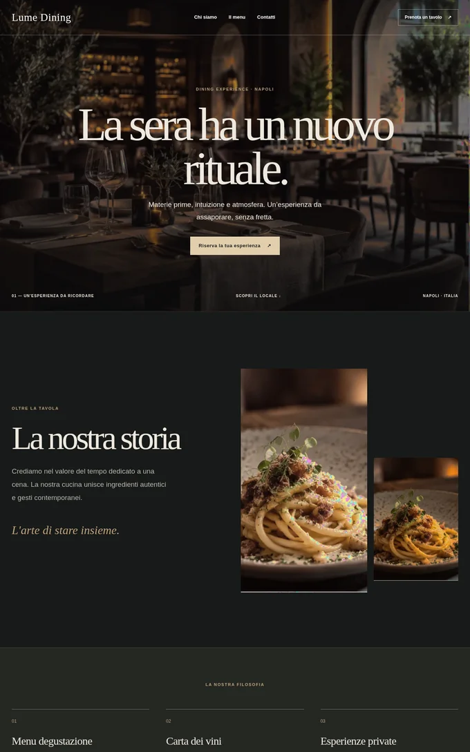 Demo dimostrativa Ristorante 3